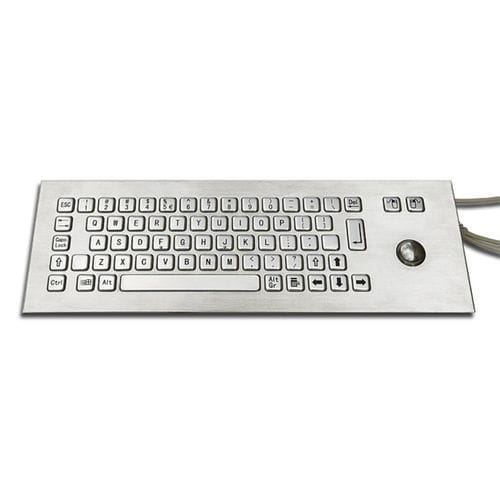 Teclado empotrable - KT-65-GIX-02 - k-tronic S.r.l. - de tecla mecánica / con tecla Fn / con ratón integrado de 2 teclas