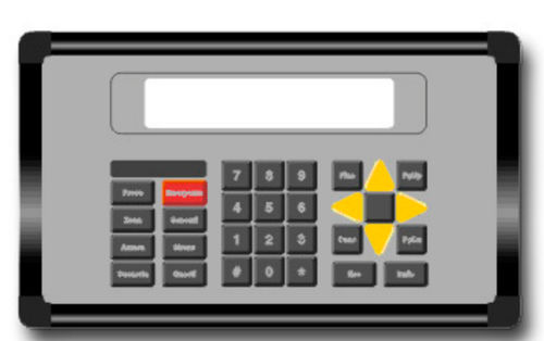 Terminal de operador con teclado - k-tronic S.r.l. - empotrable / LCD / retroiluminación LED