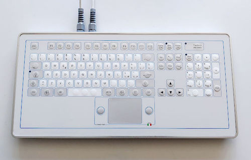 Teclado de mesa - KT-105-TM-04 - k-tronic S.r.l. - de tecla mecánica / de membrana / 105 teclas