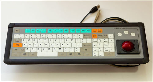 Teclado empotrable - KT-96-I-01 - k-tronic S.r.l. - de membrana / con ratón integrado de 3 teclas / 96 teclas