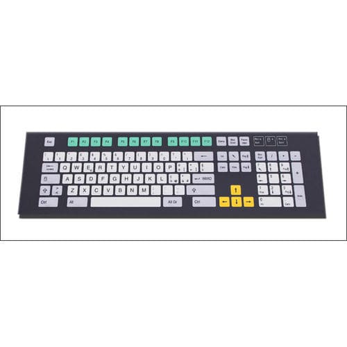 Teclado en bastidor - KT-101-K-13 - k-tronic S.r.l. - de membrana / 101 teclas / industrial