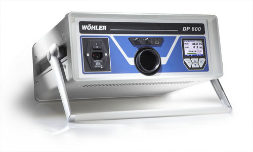 Probador de estanqueidad por caída de presión diferencial - ± 7.000 Pa / 0,00 - 10,00 Nm³/h | Wöhler DP 600 - Wöhler - para chimenea