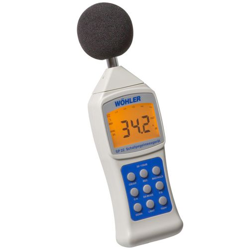 Sonómetro básico - 30 - 130 dB | Wöhler SP 22 - Wöhler - clase 3 / digital