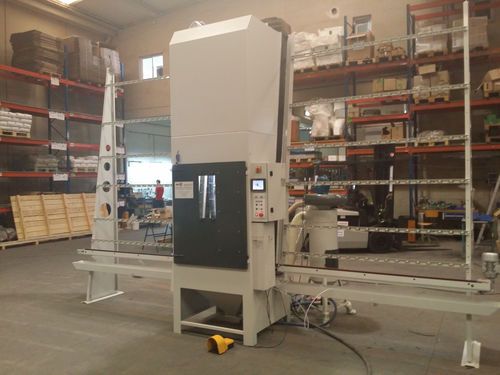 Cabina de chorro de arena de aspiración - SV3000 WITH PLC - AB SHOT TECNICS - automática