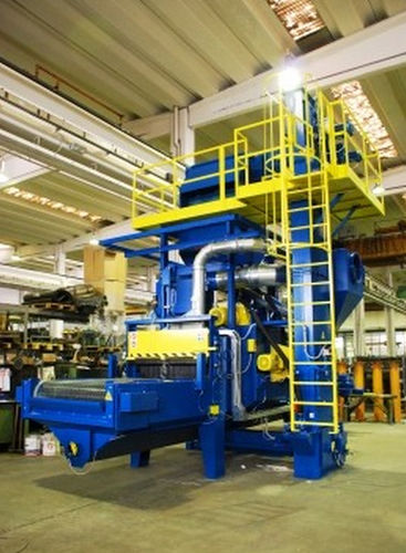 Granalladora de banda - AB SHOT TECNICS - de turbina / para mármol