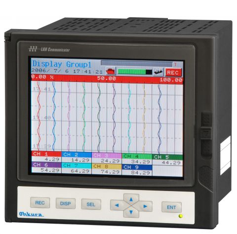 Registrador sin papel - VM6100 - Ohkura Electric - con visualizador gráfico LCD