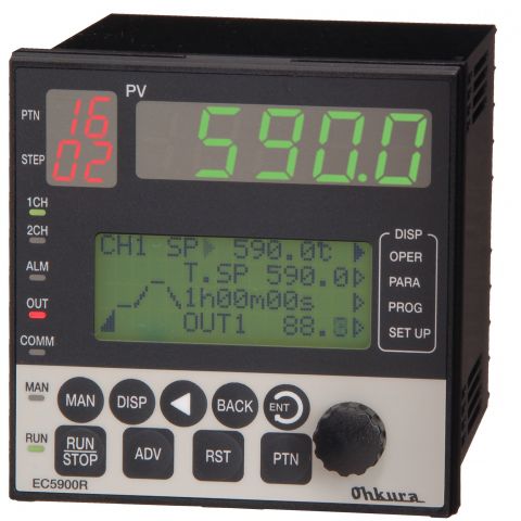 Controlador de temperatura digital - EC5900R - Ohkura Electric - gráfico / PID / para la industria