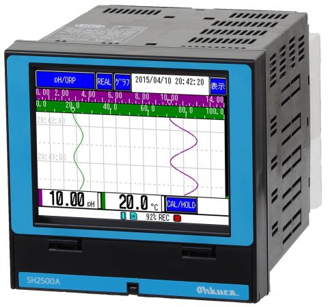 PHmetro portátil - SH2500A - Ohkura Electric - de proceso / digital / con registrador de datos