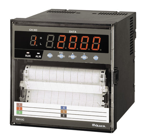Registrador en papel - RM10C - Ohkura Electric - portátil / IP65