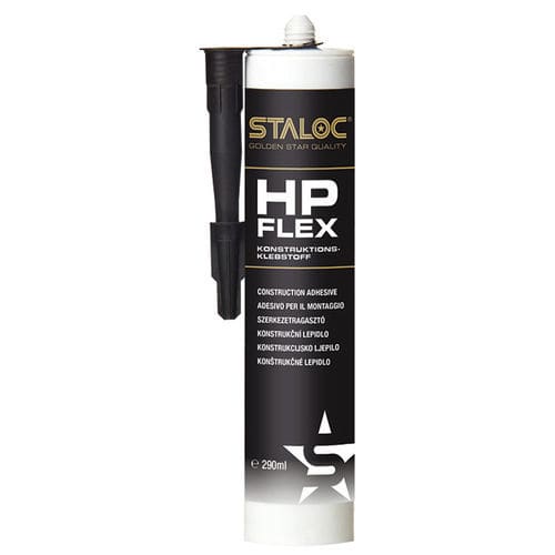 Cola de poliéster - HPFLEX  - STALOC - para metal / monocomponente / de pegado