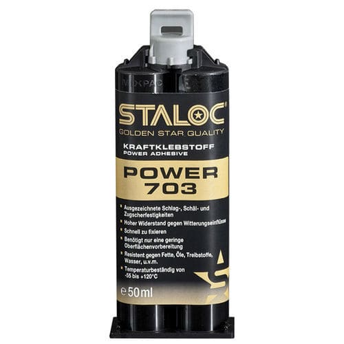 Cola poliolefina - Power 703 - STALOC - para metal / monocomponente / de pegado