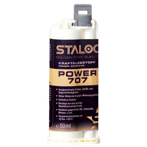 Cola para plástico - Power 707 - STALOC - bicomponente / de pegado