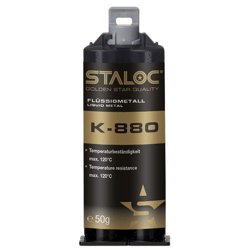 Cola epoxi - K-880 - STALOC - para metal / monocomponente / viscosidad