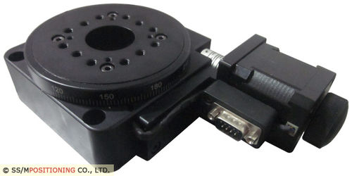Platina de posicionamiento rotativa - MR100 - MPositioning Co., Ltd. - motorizada / 1 eje / de alta precisión
