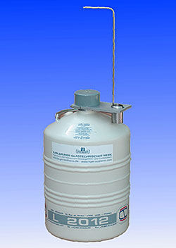 Recipiente de nitrógeno - ALU-CD-DMT Series - KGW-ISOTHERM Karlsruher Glastechn. Werk Schieder GmbH - de aluminio / criogénico / sin presión