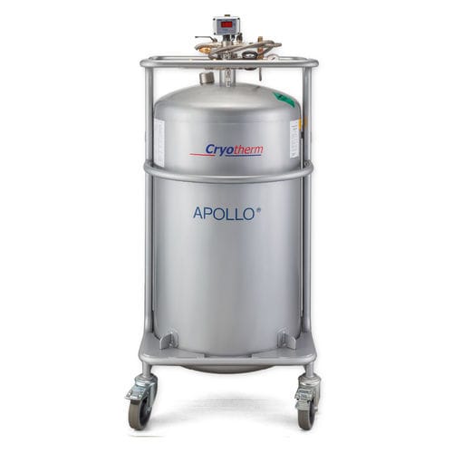 Recipiente de almacenamiento para nitrógeno líquido - APOLLO Series - KGW-ISOTHERM Karlsruher Glastechn. Werk Schieder GmbH - de acero inoxidable / criogénico / de vacío