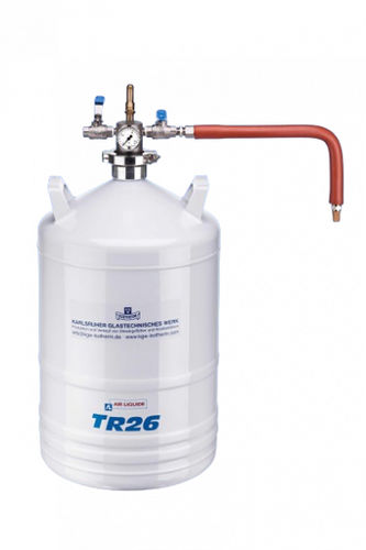 Recipiente de nitrógeno - ALU Series - KGW-ISOTHERM Karlsruher Glastechn. Werk Schieder GmbH - de aluminio / criogénico / ligero