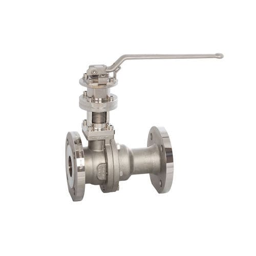 Válvula de bola - INTEC K200-S-STD-EC - KLINGER-SCHÖNEBERG GmbH - de palanca / de control / con junta de fuelle