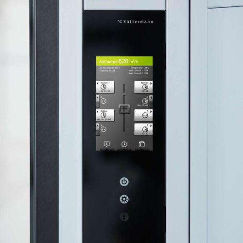 Mando integrado - TouchTronic - Köttermann GmbH - con pantalla táctil / para campana de extracción