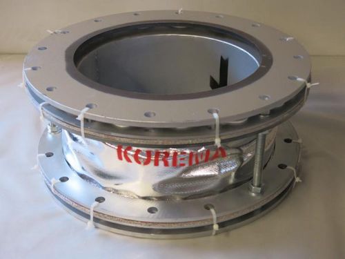 Compensador de dilatación con brida - U-Type - KOREMA® GmbH & Co. KG - de PTFE / redondo / rectangular