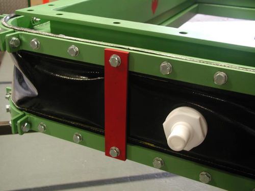 Compensador de dilatación de banda - KOREMA® GmbH & Co. KG - de PTFE / con brida / con aislamiento térmico