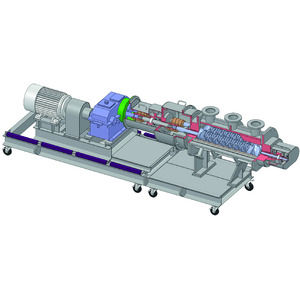 Reactor continuo - Kurimoto Ltd. - de proceso / automático / malaxadora