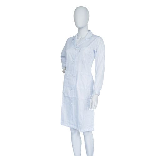 Bata de trabajo - GOCW series - LABBOX LABWARE S.L. - de algodón / para laboratorio / para mujer
