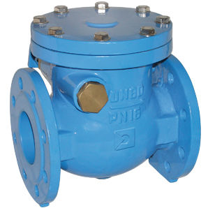 Válvula de retención de clapeta - SCV - Watergates GmbH & Co. KG - con brida / de montaje horizontal