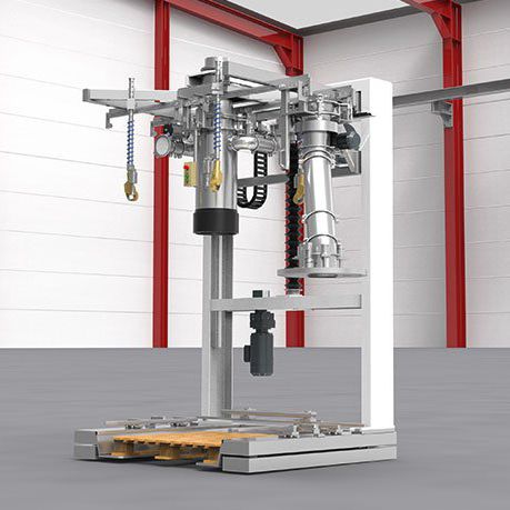 Estación de vaciado de big-bag - Weber Waagenbau und Wägeelektronik GmbH