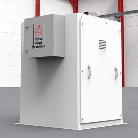 Pesadora electrónica - Weber Waagenbau und Wägeelektronik GmbH - para minicargadora