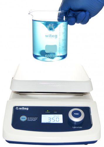 Agitador de laboratorio magnético - MS Series - WITEG Labortechnik GmbH - digital / para productos farmacéuticos / de mesa