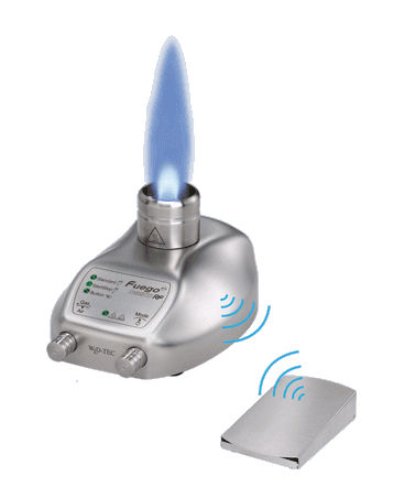 Quemador Bunsen - max. 1 350 °C | Fuego SCS basic RF - WLD-TEC GmbH