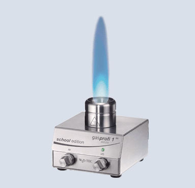 Quemador Bunsen - max. 1 350 °C | gasprofi 1 micro school edition - WLD-TEC GmbH