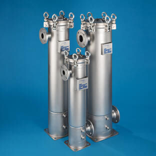 Cárter de filtro de cartucho - WTGDS - Wolftechnik Filtersysteme GmbH & Co. KG - para líquido / de acero inoxidable