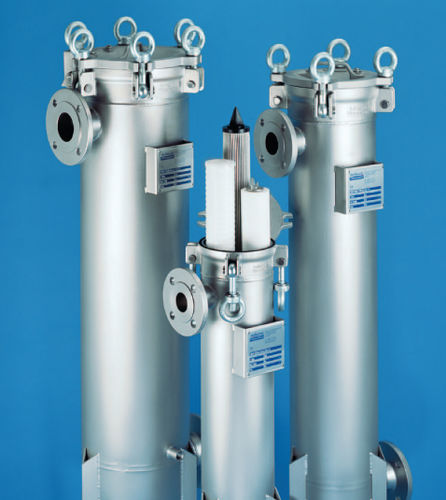 Cárter de filtro de cartucho - WTGD  - Wolftechnik Filtersysteme GmbH & Co. KG - para líquido / de acero inoxidable