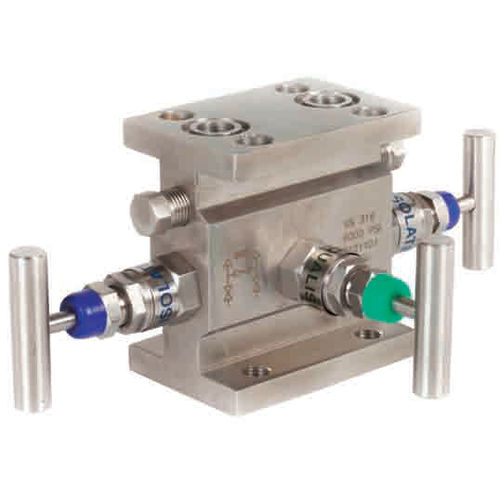 Manifold de 3 vías - V110 - Metalurgica Zaes S.L. - de acero inoxidable / de aislamiento / de calibración