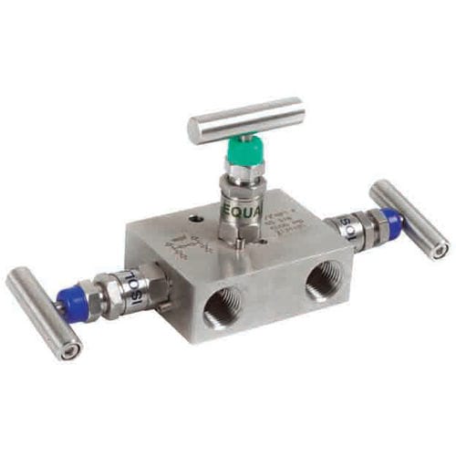 Manifold de 3 vías - V106 - Metalurgica Zaes S.L. - de acero inoxidable / de aislamiento / de calibración