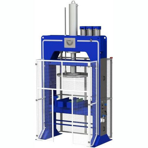 Prensa hidráulica - PPI-BM - Zanelli srl. - con mesa móvil / ATEX