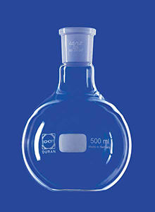 Matraz balón - 50 - 2 000 ml - LENZ Laborglas GmbH & Co. KG - de fondo plano / de vidrio borosilicato