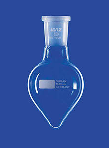 Matraz en forma de pera - 5 - 250 ml - LENZ Laborglas GmbH & Co. KG - de vidrio borosilicato