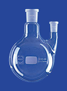 Frasco de destilación - 100 - 4 000 ml - LENZ Laborglas GmbH & Co. KG - de vidrio borosilicato