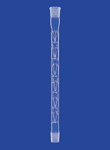 Columna de destilación de Vigreux - 200 - 600 mm - LENZ Laborglas GmbH & Co. KG - de vidrio borosilicato