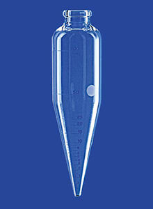 Tubo de centrífuga de vidrio borosilicato - max. 100 ml - LENZ Laborglas GmbH & Co. KG