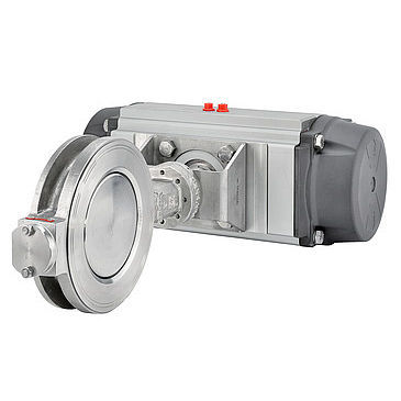 Válvula de mariposa - BR 14 series - Pfeiffer Chemie-Armaturenbau GmbH - neumática / de control / de cierre
