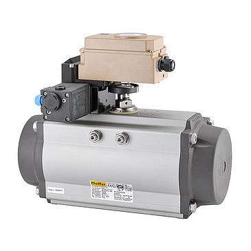 Actuador neumático - BR 31a - 2020+ - Pfeiffer Chemie-Armaturenbau GmbH - rotativo / de pistón / de simple efecto