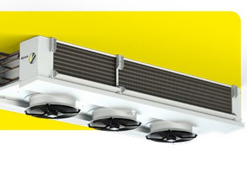 Evaporador ventilado de refrigeración - DZS - Kelvion Holding GmbH - de doble flujo / para la industria agroalimentaria / de producción