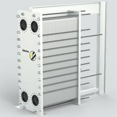 Intercambiador de calor de placas y juntas - NX series - Kelvion Holding GmbH - agua-agua / de acero inoxidable / de alta eficacia