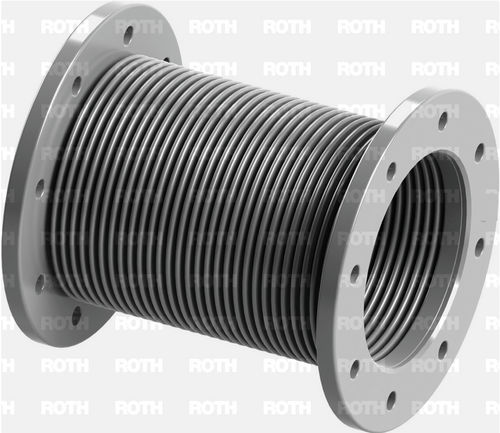 Compensador de dilatación de metal - HFA - Dieter A. Roth GmbH - redondo / con brida / axial