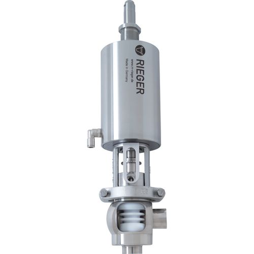 Válvula de exceso de caudal de soldar - E8 - Gebr. Rieger GmbH + Co. KG - sanitario / de acero inoxidable