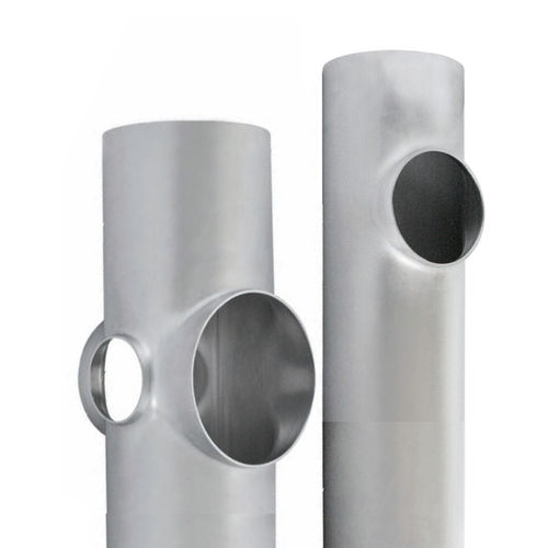 Machón de tubos - Gebr. Rieger GmbH + Co. KG - de soldar / de acero inoxidable / cilíndrico